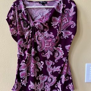roz & Ali short sleeve blouse